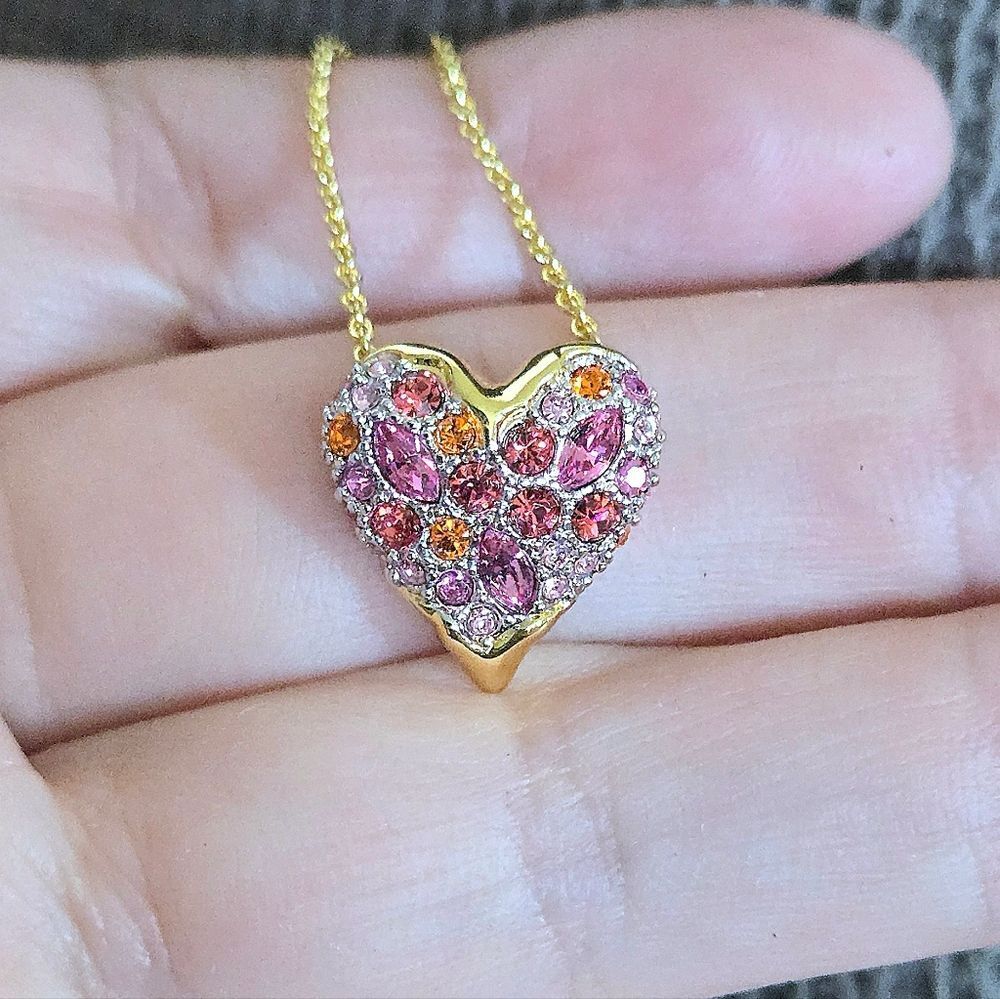 Alexis Bittar "Solanales" Crystal💎 Heart🩷 Pendant Necklace - NWT - Picture 14 of 16